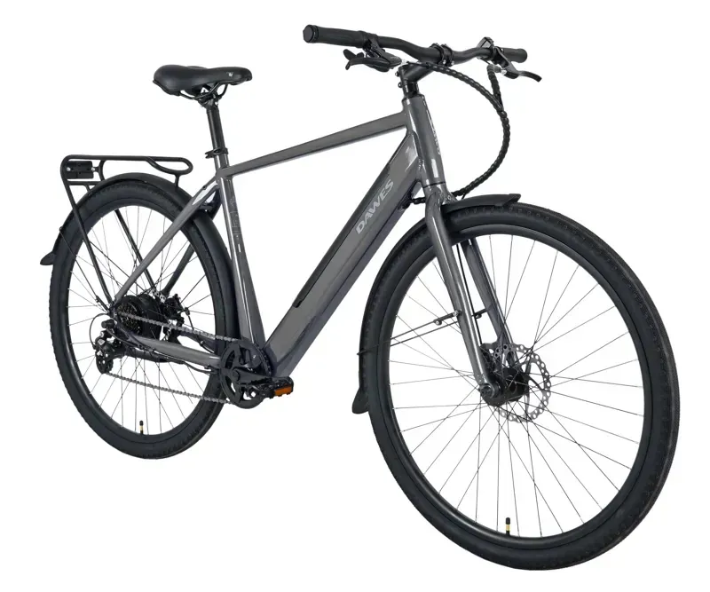 Dawes Scenic Crossbar Electric Hybrid Bike In Dark Grey-1