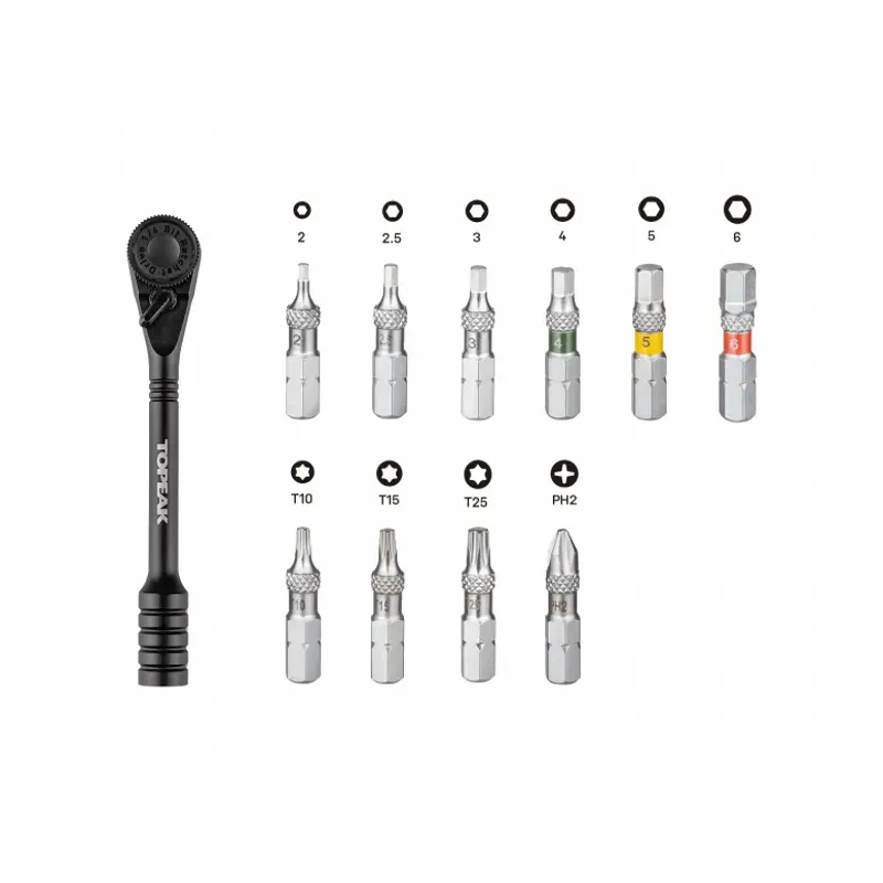 Topeak TT2628 Ratchet Rocket Essential 10 Function Tool in Black-3