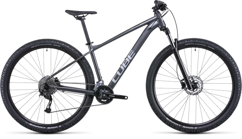 2022 Cube Aim SL Hardtail Mountain Bike in Grey