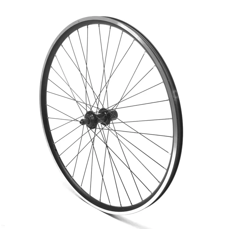 Wheels 26-inch Cassette Double Wall QR V-Brake MTB Rear Wheel in Black