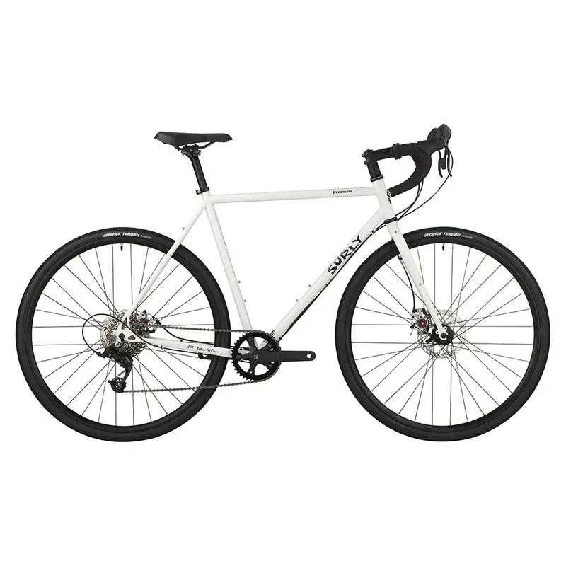Surly Preamble Drop Bar Gravel Bike In Thorfrost White