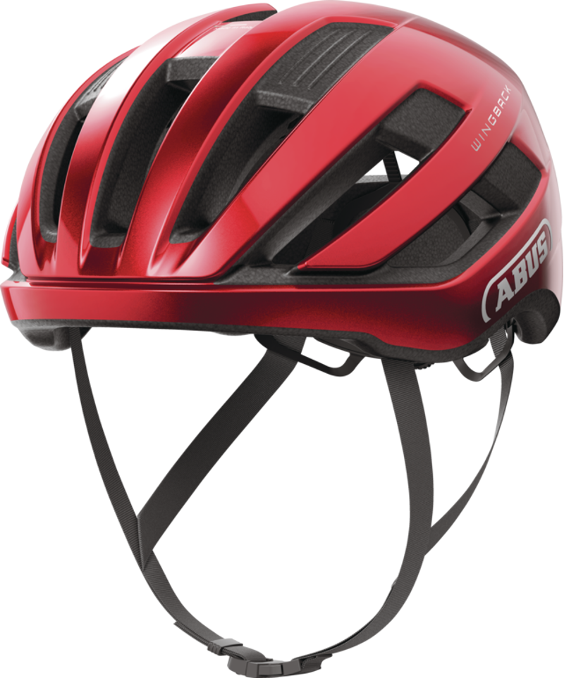 ABUS Wingback Road Helmet in Performance Red-1