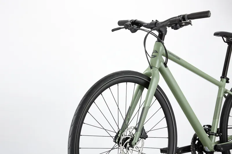 2021 Cannondale Quick Disc 1 Womens Hybrid Bike in Brown-5