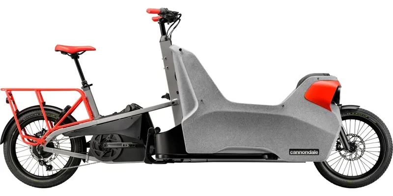 Cannondale Wonderwagen Neo 1 Electric Cargo Bike in Grey
