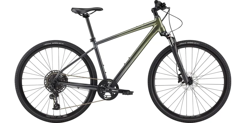 2021 Cannondale Quick CX 1 Fitness Bike in Green