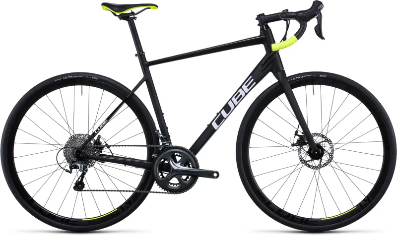 2022 Cube Attain Race Road Bike in Black-3