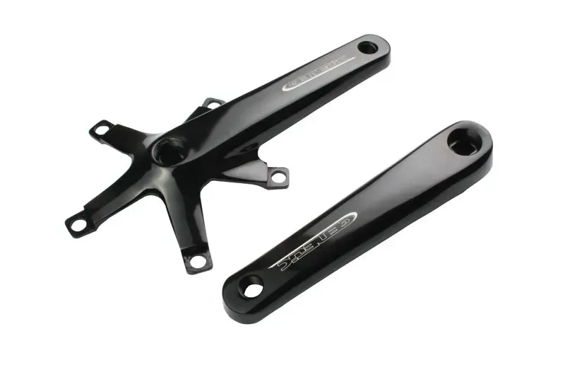 Genetic Tibia JIS ST Track Cranks in Black