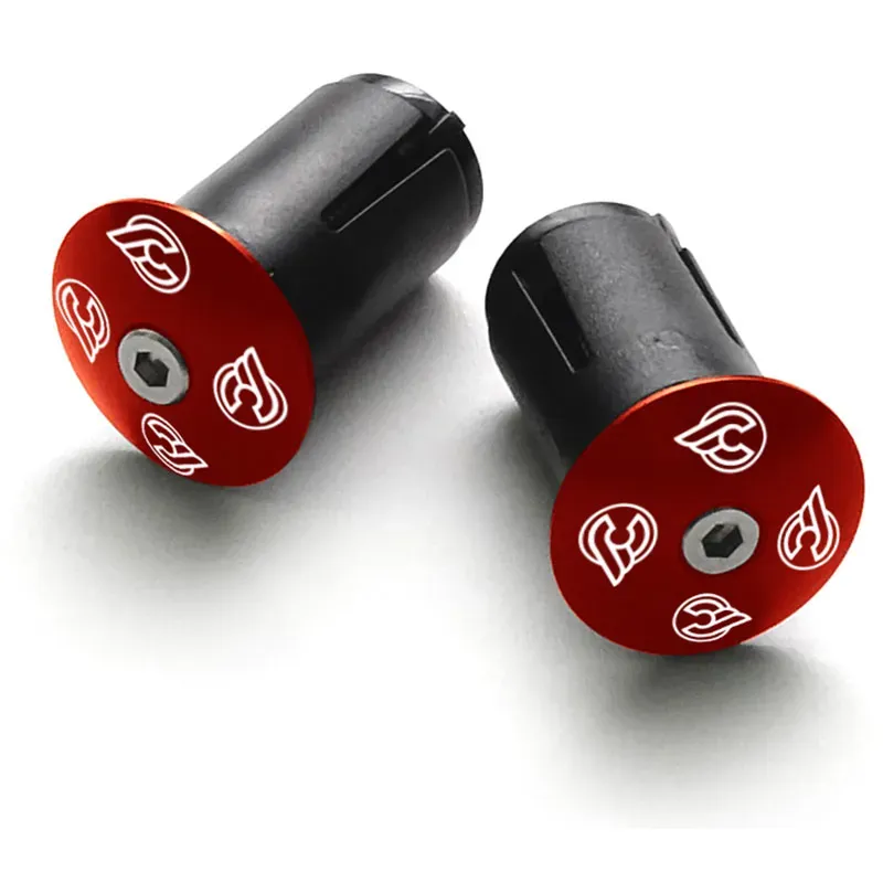Cinelli Bar End Expander Plugs in Red
