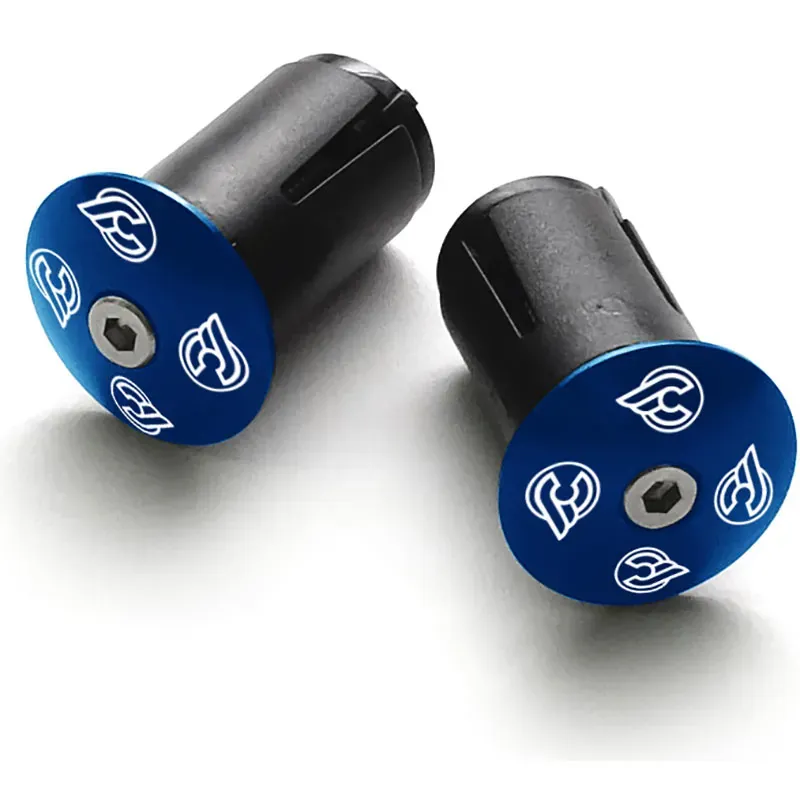 Cinelli Bar End Expander Plugs in Blue
