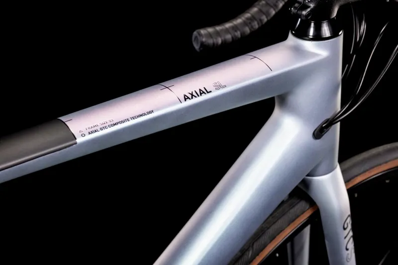 2022 Cube Axial WS GTC SL Womens Road Race Bike in Blue-4