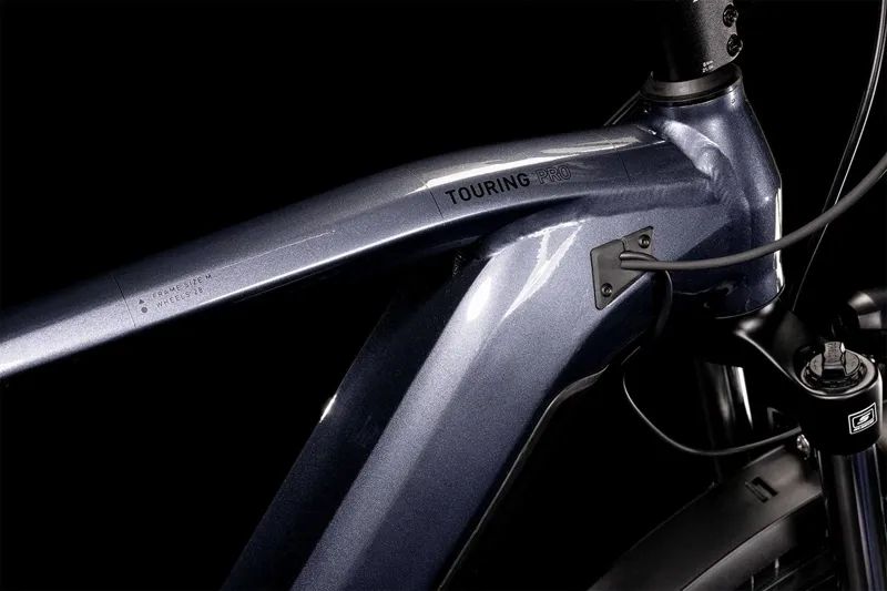 2022 Cube Touring Hybrid Pro 500 Electric Bike in Grey-4