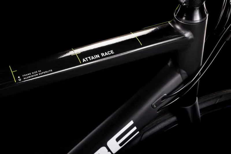 2022 Cube Attain Race Road Bike in Black-1