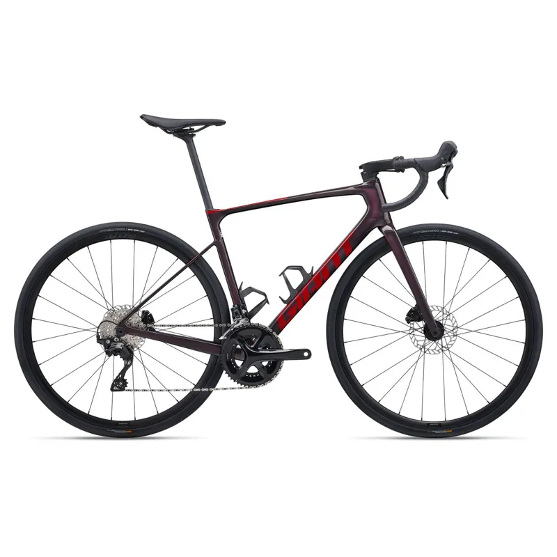 Giant Defy Advanced 2 Road Bike in Tiger Red