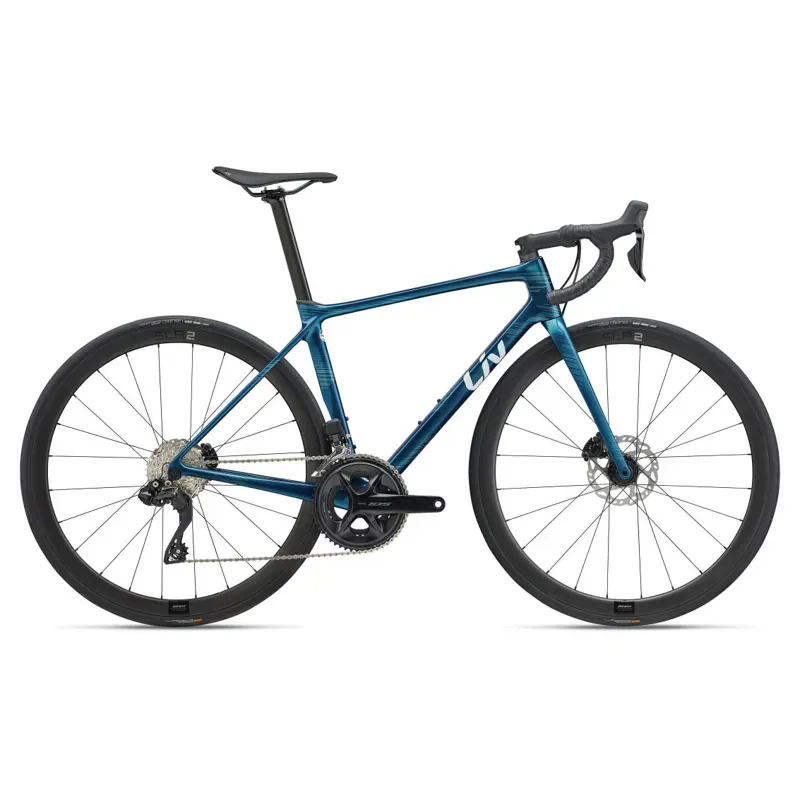 Liv Langma Advanced 1+ Disc Performance Bike in Sea Sparkle