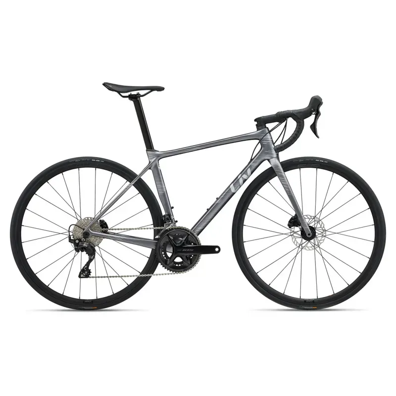 Liv Langma Advanced 2 Disc Pro Compact Women's Road Bike in Liquid Metal