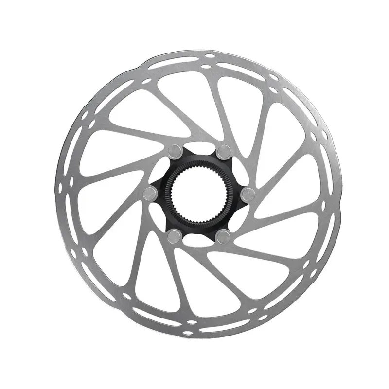 SRAM Centerline Centerlock Rounded Rotor in Silver