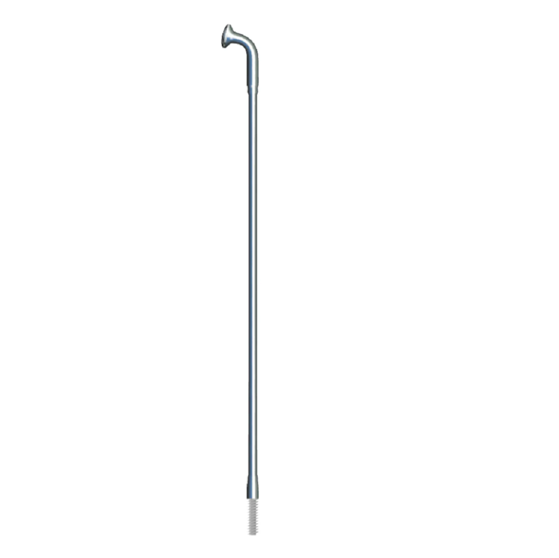 Sapim Strong Silver J-Bend Cut/Threaded Spoke - 164mm