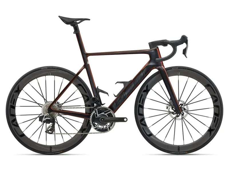 Giant Propel Advanced SL 0-Red Road Bike In Gloss Black Lava