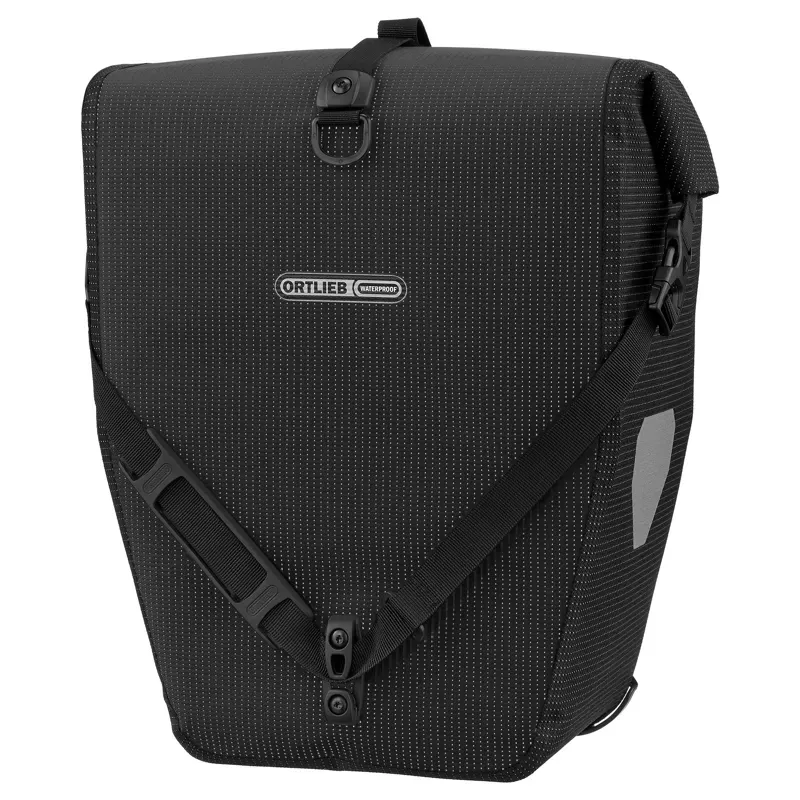 Ortlieb Back-Roller High Visibility 20-litre Sgl. Pannier in Black-1