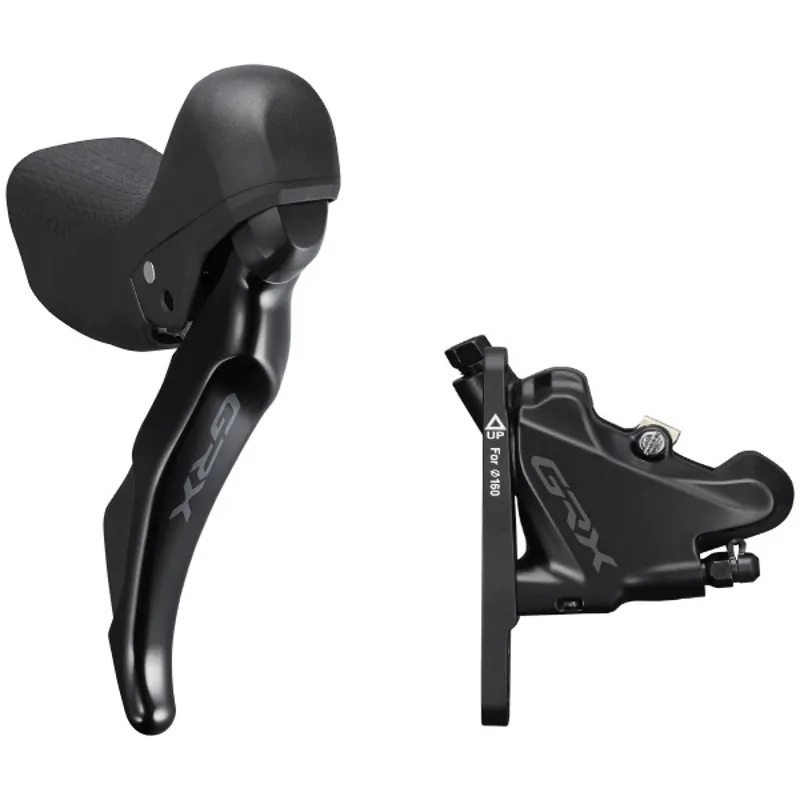 Shimano GRX ST-RX400 2-Speed Bled STI with BR-RX400 Flat Mount Calliper