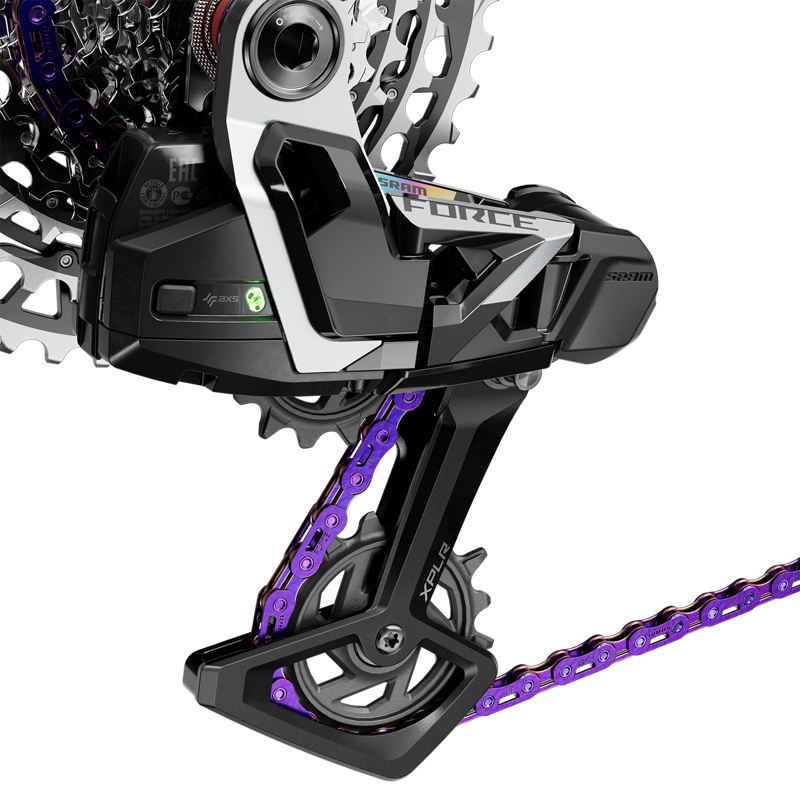 SRAM Force 1X AXS XPLR E1 13-speed 46-tooth Rr. Der. w/o Battery in Black-3
