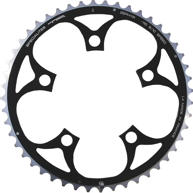 TA Zephyr 110-pcd 9/10-speed 5-arm Middle/Outer Chainring in Black-1