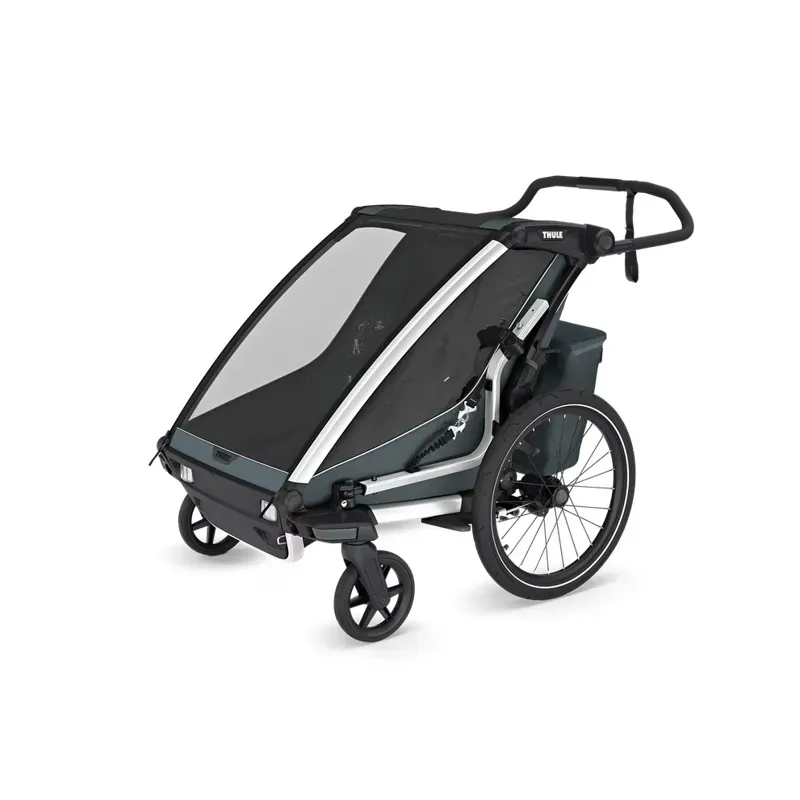 Thule Chariot Cross 2 Double Child Carrier in Dark Slate Grey-2