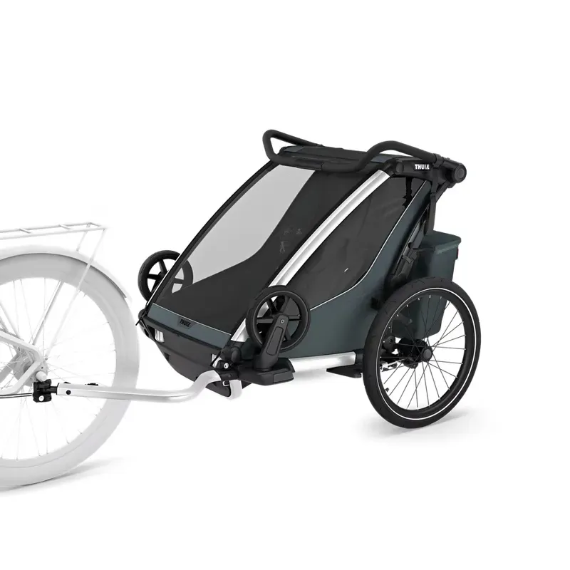 Thule Chariot Cross 2 Double Child Carrier in Dark Slate Grey-1