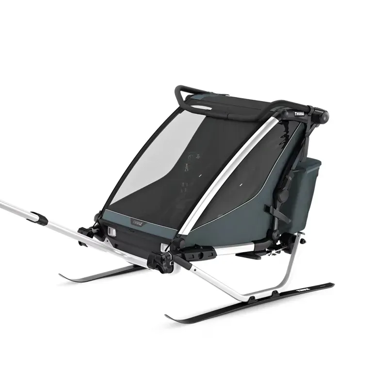 Thule Chariot Cross 2 Double Child Carrier in Dark Slate Grey-5