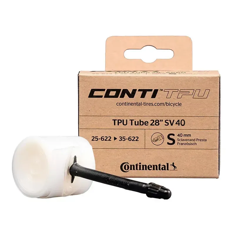 Continental TPU Presta 80mm 700x25-35 Valve in Clear